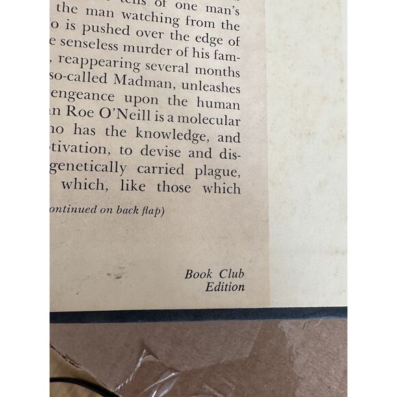 The White Plague Frank Herbert 1982 First Edition First Printing HC DJ Good - Picture 4 of 10